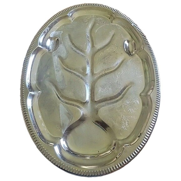 Turkey Platter Chrome Plated Tray - Picture 1 of 4